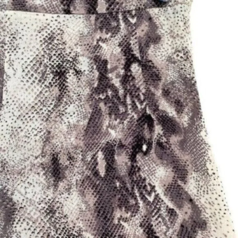 Gianni Bini Snakeskin High Rise Shorts